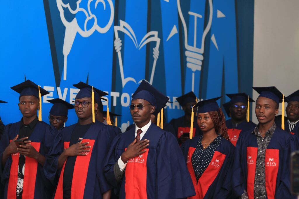 Some of the matriculating students in Jos in November 2025.