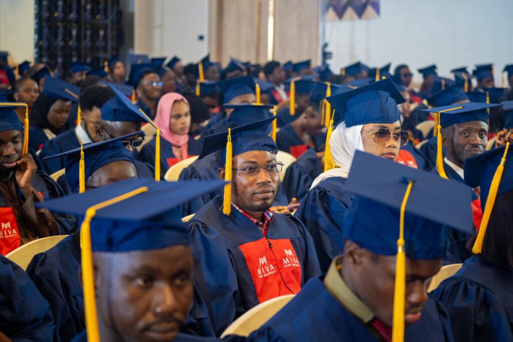 A cross-section of matriculating students on Saturday, 15 November 2025, at the Ladi Kwali Conference Centre in Abuja.