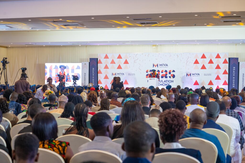 Prof. Tayo Arulogun giving the welcome address at the Ladi Kwali Conference Centre in Abuja.