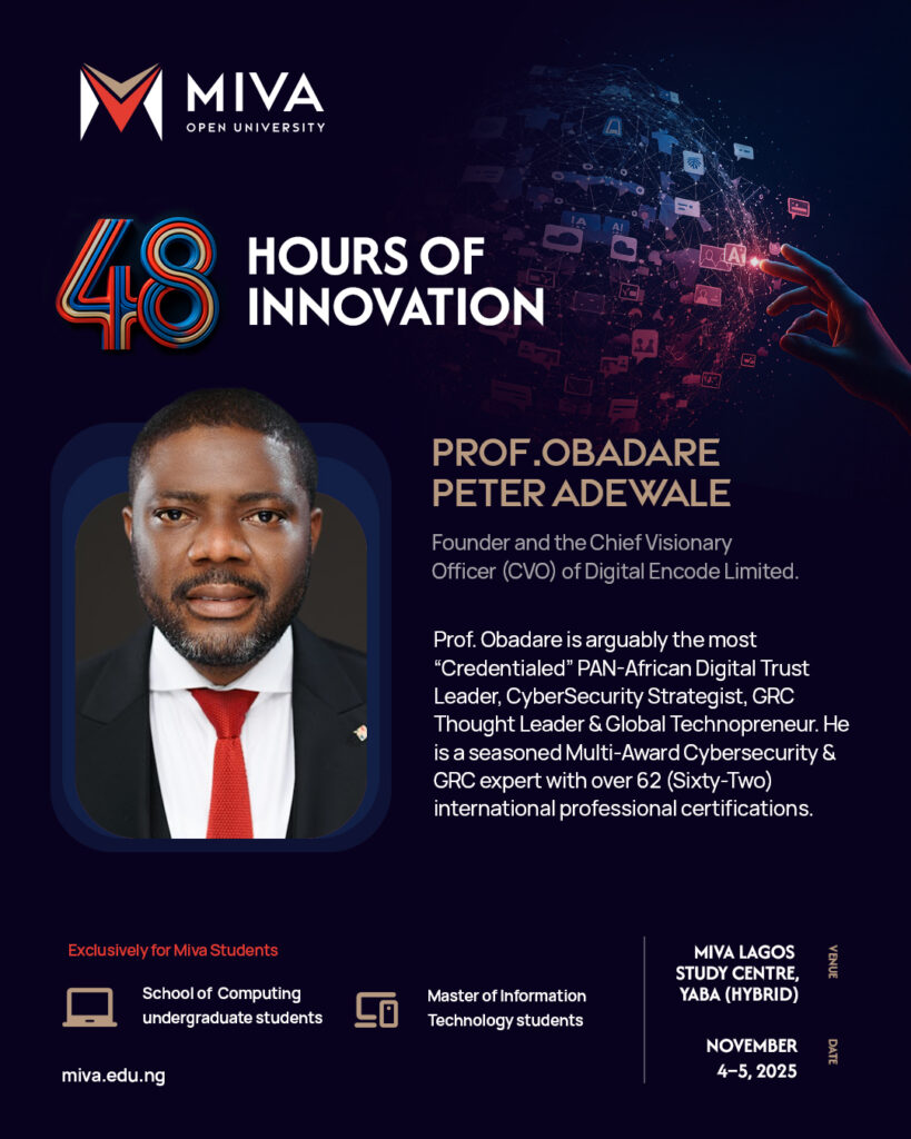 Miva AI Hackathon 2025: Professor Obadare Peter Adewale