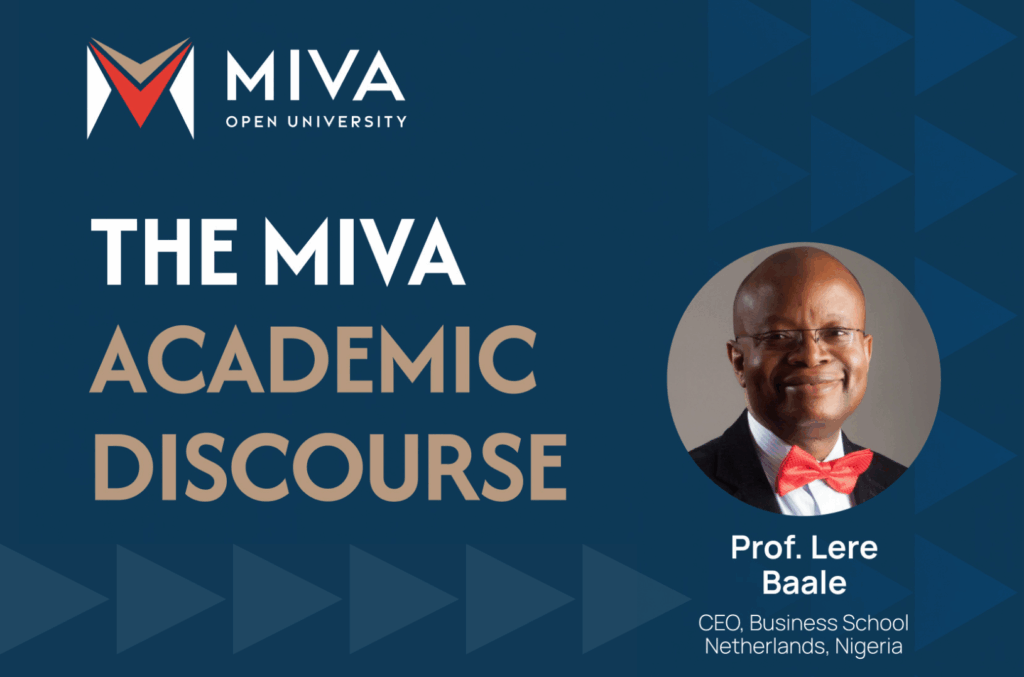 The Miva Academic Discourse: March 2026 Edition with Prof. Lere Baale