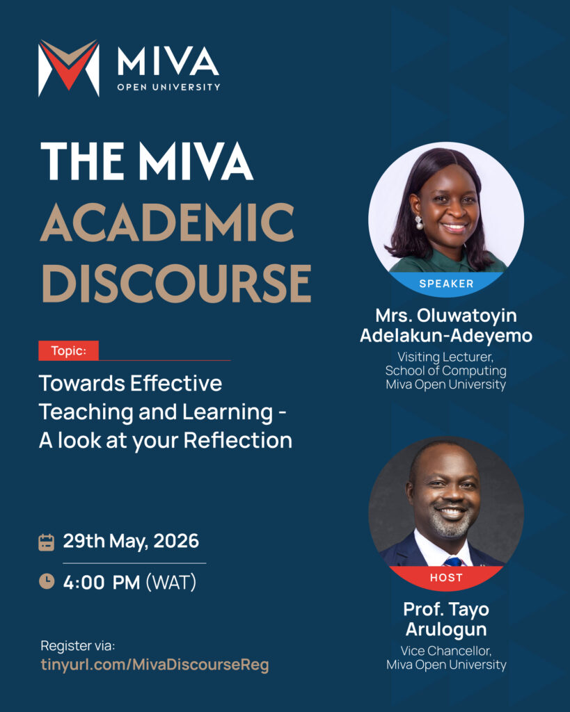The Miva Academi Discourse with Mrs Oluwatoyin Adelakun-Adeyemo