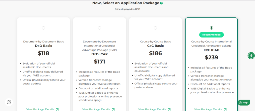 Choose an Application Package