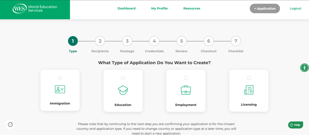Select your evaluation purpose