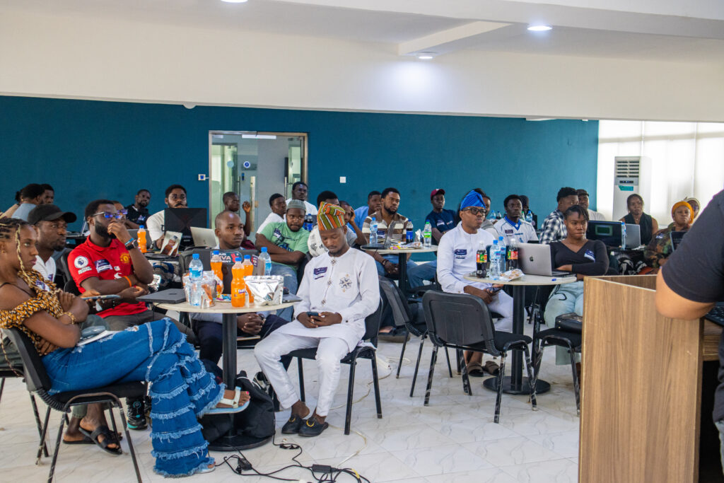 The audience at Scaling Stories: AI Video workshop