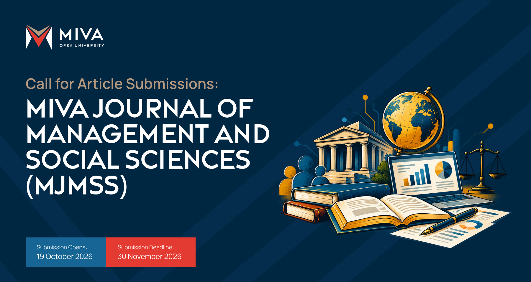Call for Article Submissions: Miva Journal of Management and Social Sciences (MJMSS)