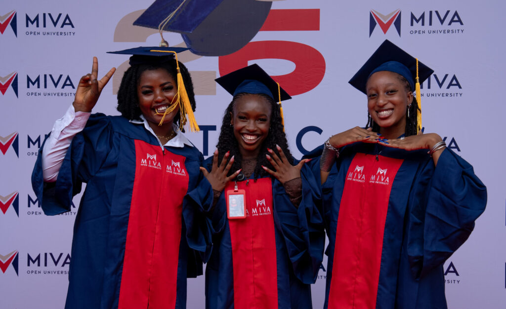 Matriculating students at the 2026 Miva matriculation ceremony.