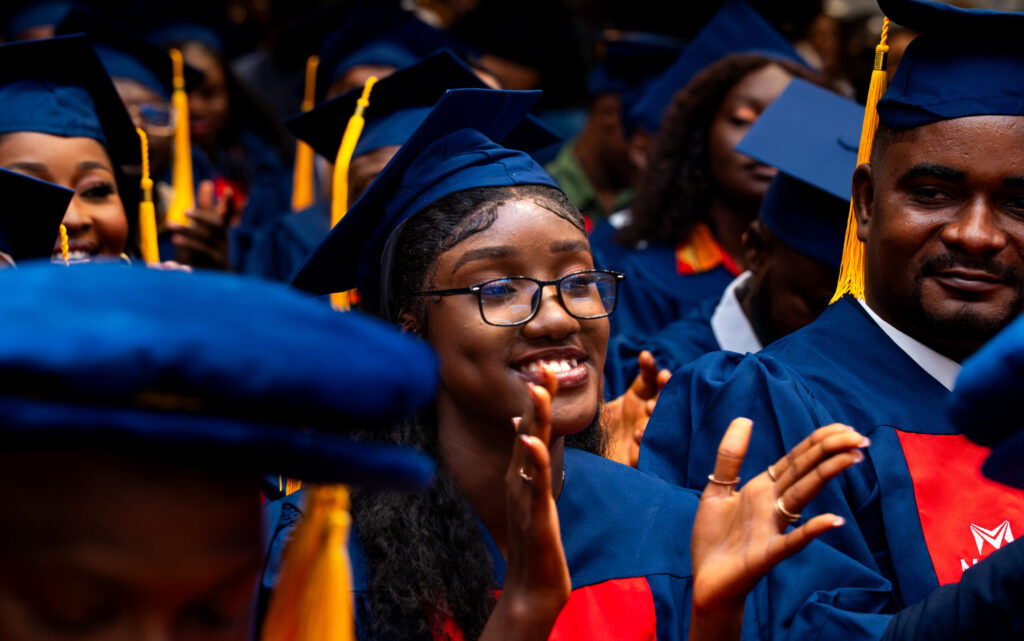 Matriculating students at the 2026 Miva matriculation ceremony.
